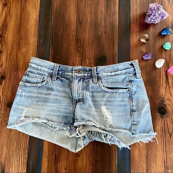 Lucky Brand Distress Jean Shorts - Picture 1 of 5